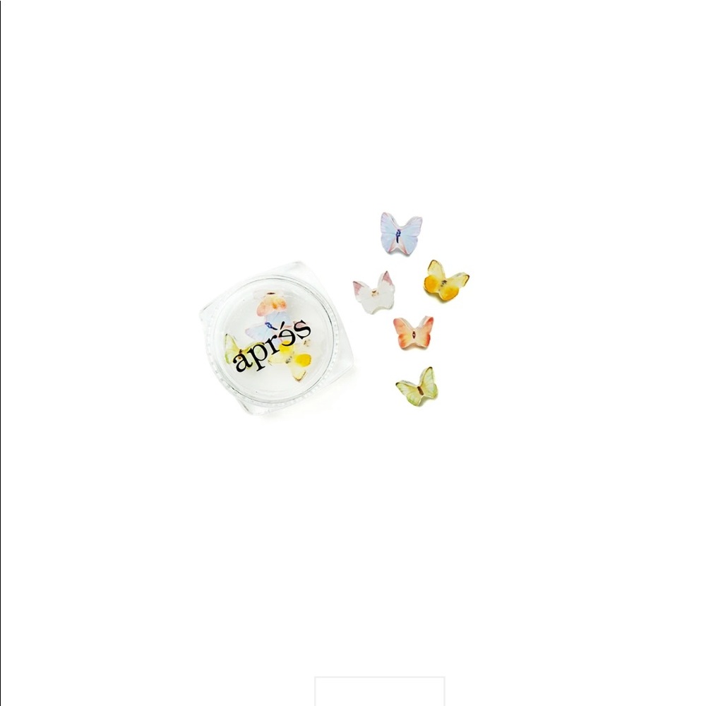 Apres butterfly nail charms